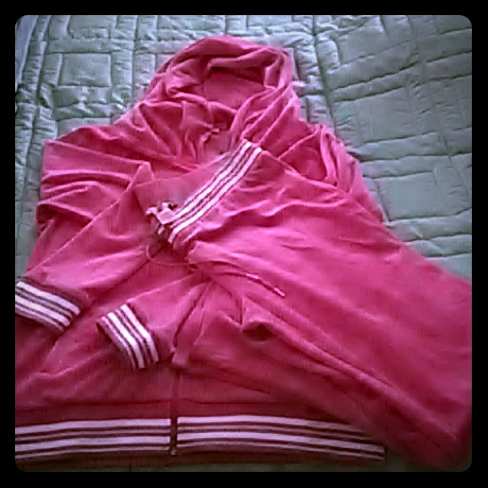 Juicy couture Velour hot pink sweat suit
